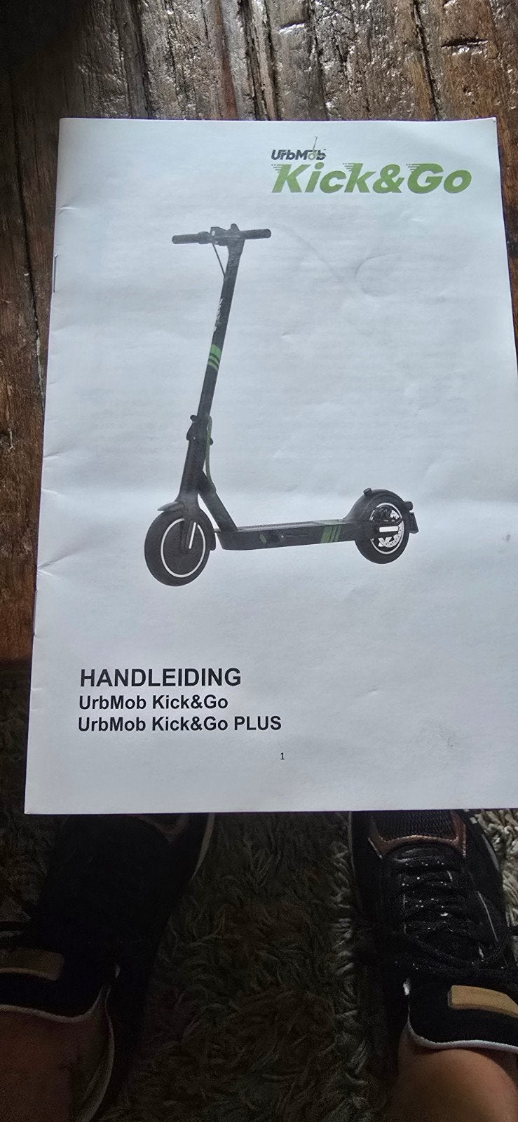 Legaal! de UrbMob Kick&Go E-step - Perfect voor woon-werkver, Ophalen, Gebruikt, Elektrische step (E-scooter), UrbMob