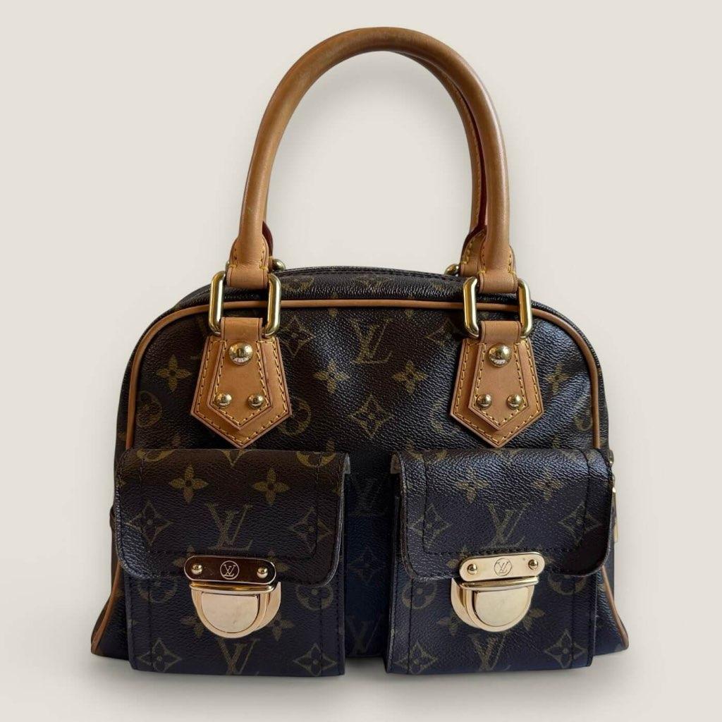 Louis Vuitton Manhattan PM monogram, Gebruikt, Bruin, Ophalen of Verzenden, Louis Vuitton