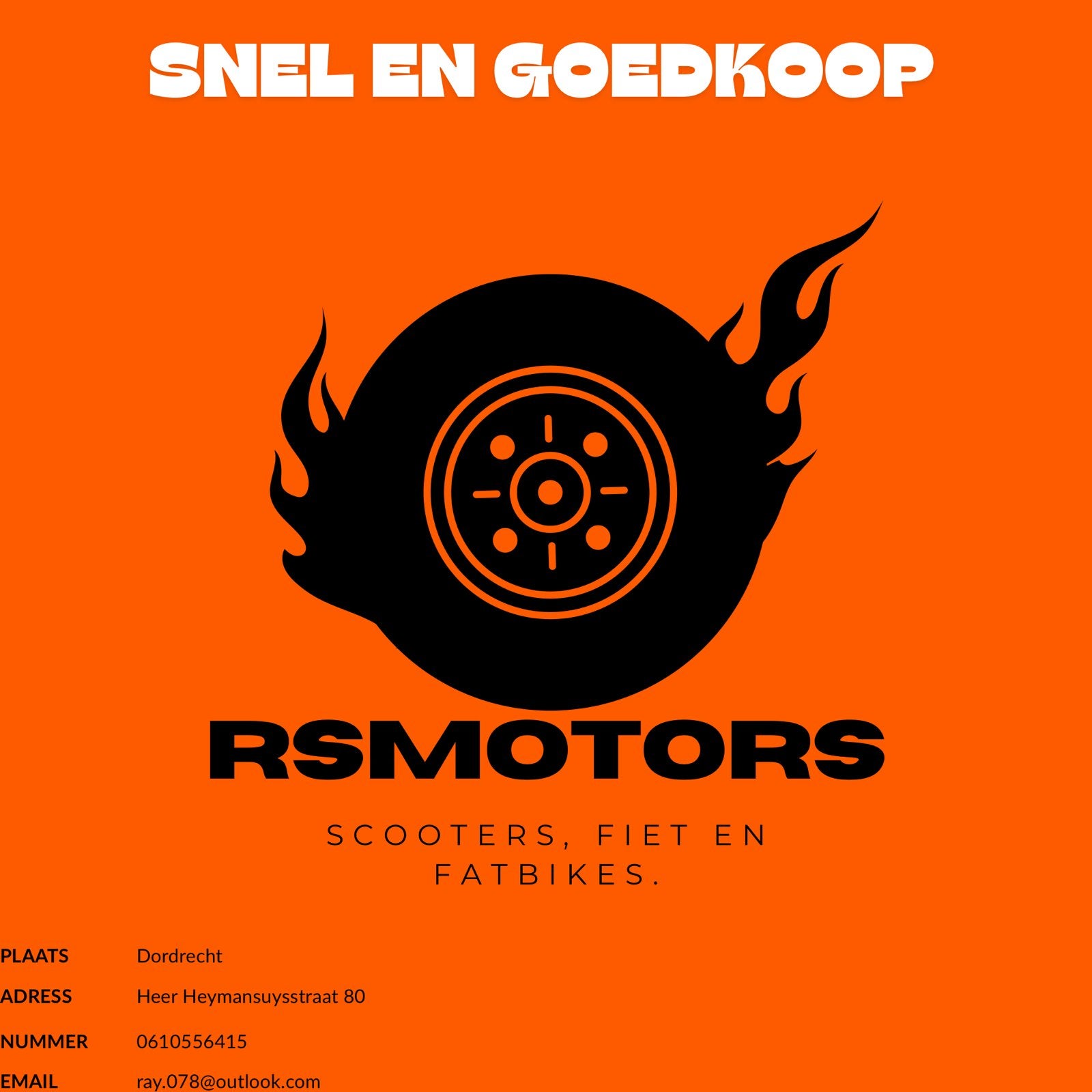 Scooters, fatbikes en fietsen reperaties, Ophalen, Zo goed als nieuw