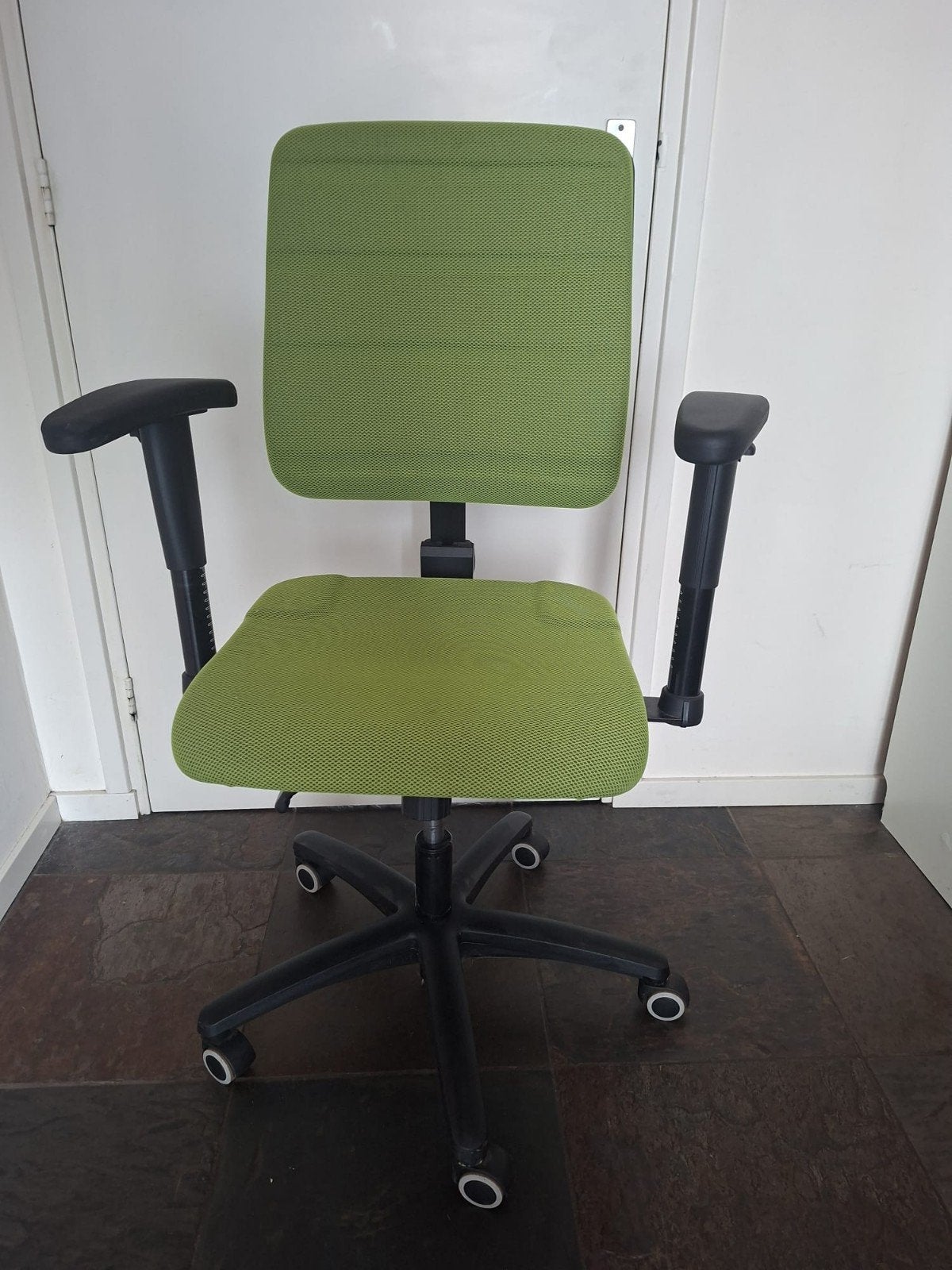 Groene Bureaustoel met Armleuningen, Ophalen, Gebruikt, Groen, Bureaustoel