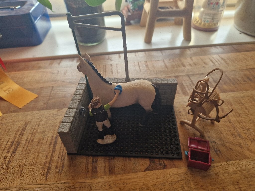 Schleich paarden wasplaats, Verzamelen, Speelgoed, Ophalen of Verzenden, Nieuw