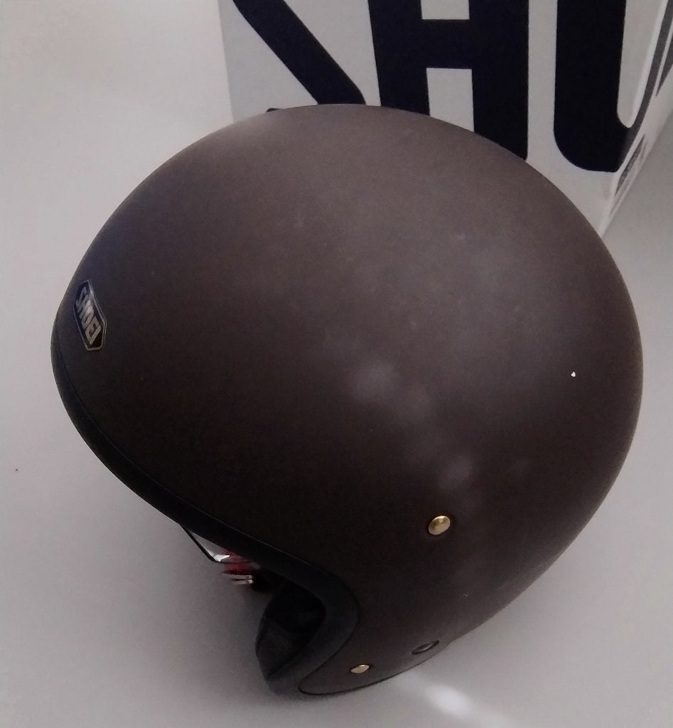 SHOEI J.O. Matt Brown Jethelm, maat M (57-58 cm), M, Heren, Jethelm, Ophalen of Verzenden