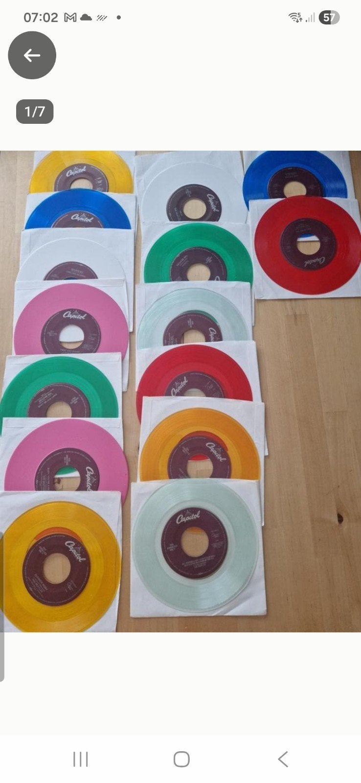 The Beatles - For Jukeboxes Only! 15 gekleurde vinyl singles, Colored vinyl, 7 inch, Ophalen of Verzenden, Zo goed als nieuw