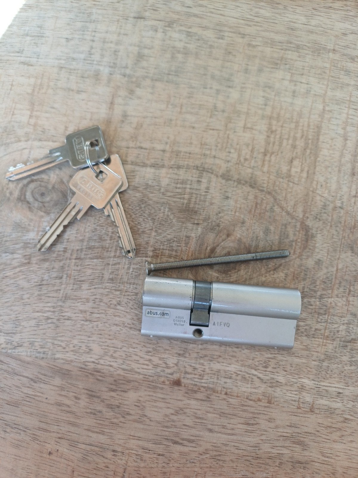 ABUS Cilinder met sleutels 30-50 met 3 sleutels, Ophalen of Verzenden, Slot