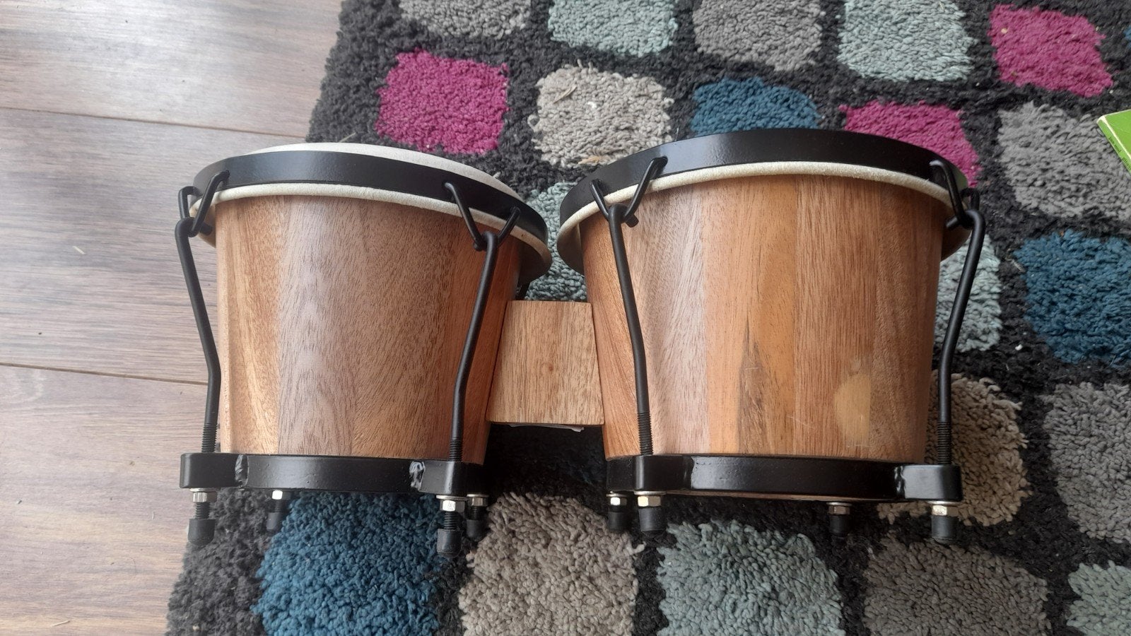 Houten Bongo's - Zo goed als nieuw. Bongoset, Muziek en Instrumenten, Ophalen, Zo goed als nieuw, Overige merken