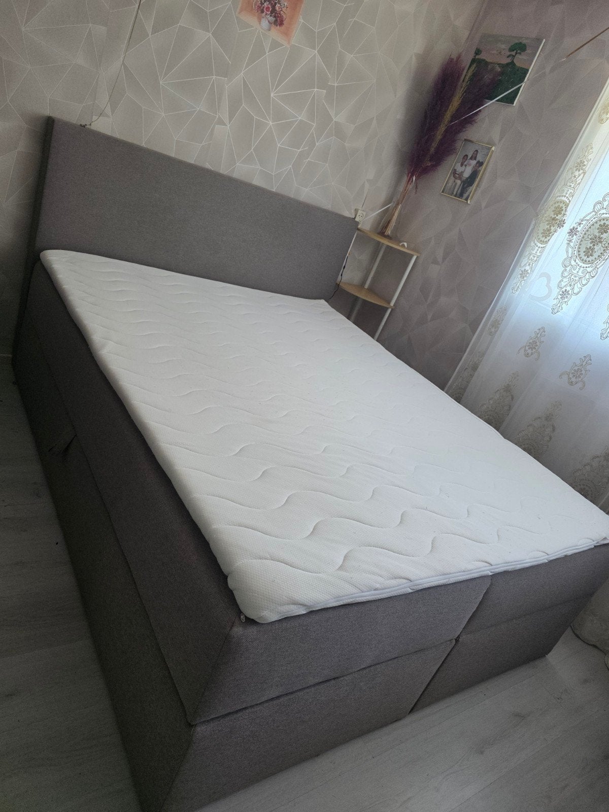 Zo goed als nieuw tweepersoonsbed 200x160 cm, Ophalen, Tweepersoons, Zo goed als nieuw, 200 cm