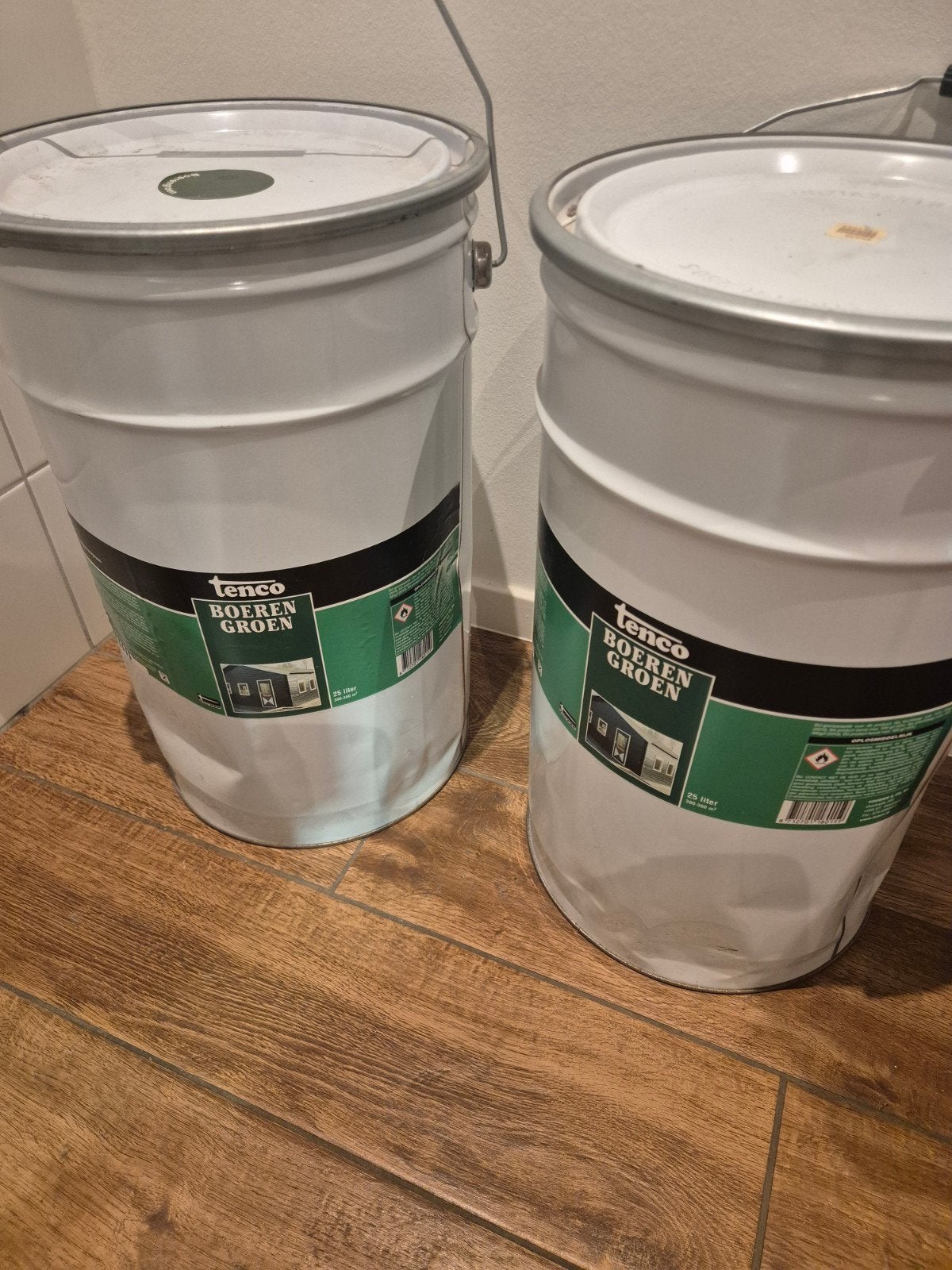Tenco Boeren Groen Beits/Verf - 25 Liter, Nieuw, Beits, Ophalen of Verzenden, 20 liter of meer