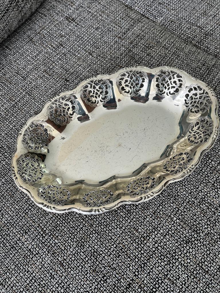 Broodmand verzilverd, Antiek en Kunst, Ophalen of Verzenden