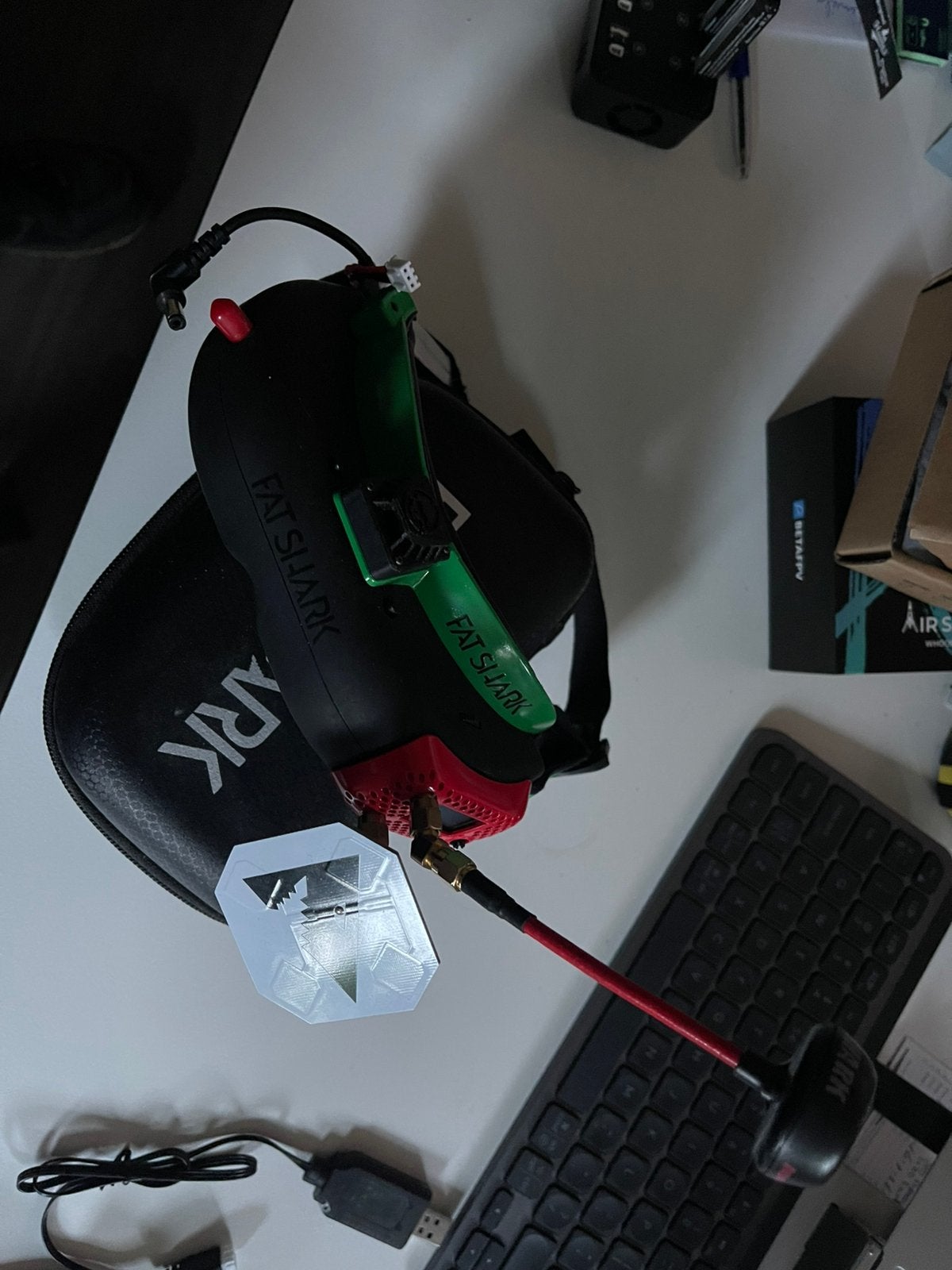 Fat Shark Attitude V5 met Rapidfire Module, Ophalen of Verzenden, Zo goed als nieuw