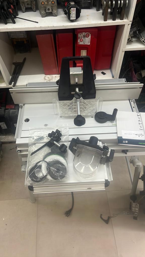 Festool cms of frees/zaagtafel z.g.a.n, Cirkelzaag, Ophalen of Verzenden, Zo goed als nieuw, 30 tot 70 mm
