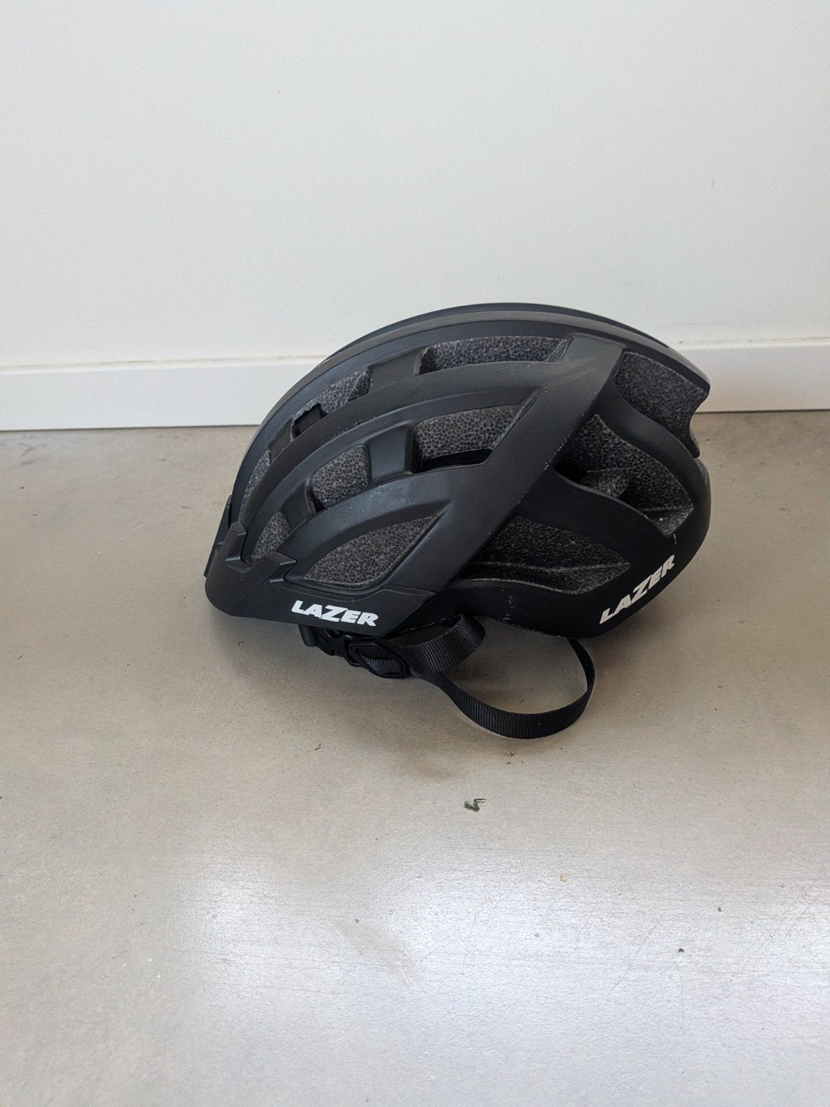 Lazer Compact DLX Fietshelm - Zwart, Unisize 54-61cm, Lazer, Gebruikt, Overige maten, Ophalen of Verzenden