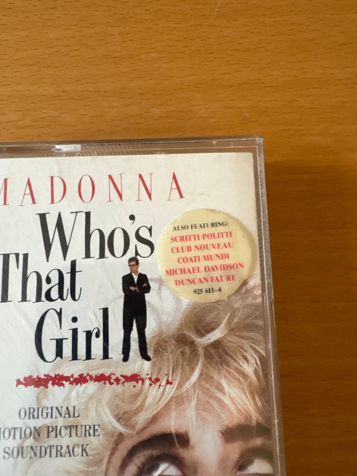 Madonna - Who's That Girl  Original Motion Picture Soundtrac, Gebruikt, Ducoso, 1 bandje, Ophalen of Verzenden