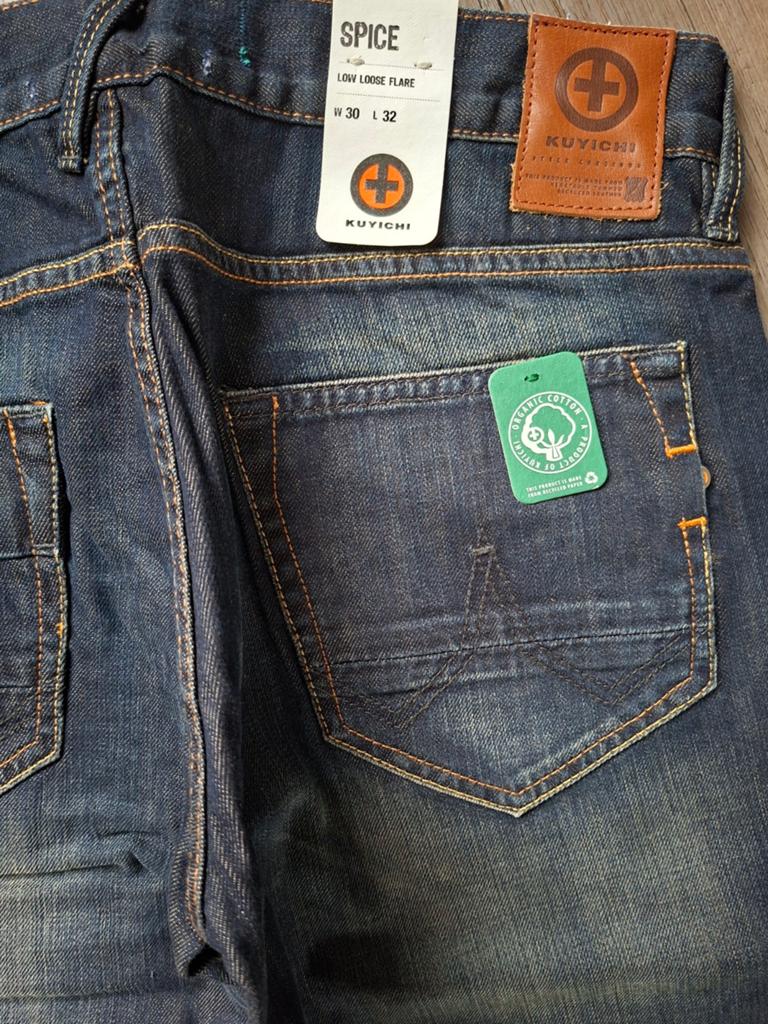 KUYICHI Spice loose flared jeans W30 L32, Blauw, KUYICHI, Nieuw, Ophalen of Verzenden
