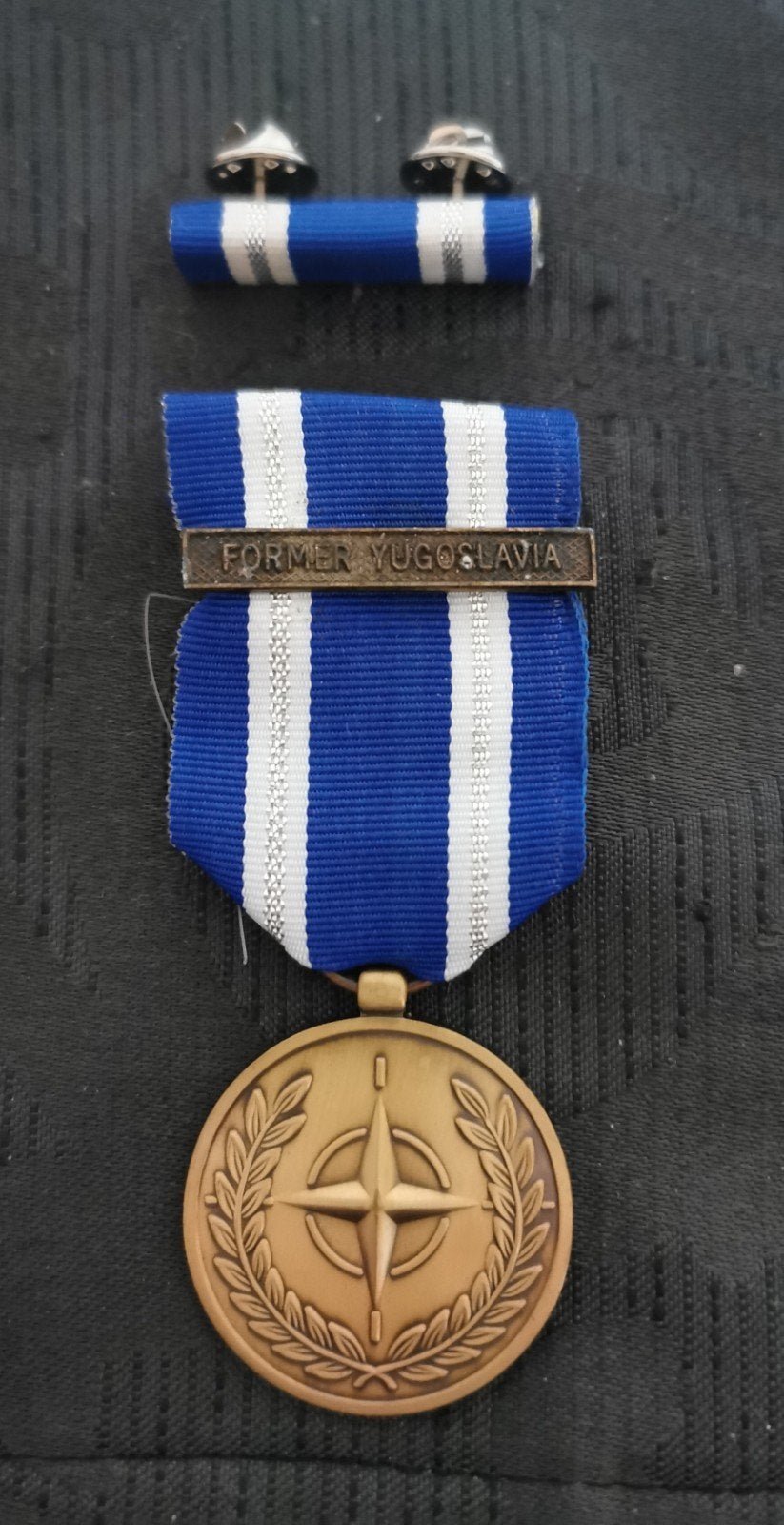 NATO medaille + baton, Verzenden, Landmacht, Nederland, Lintje, Medaille of Wings