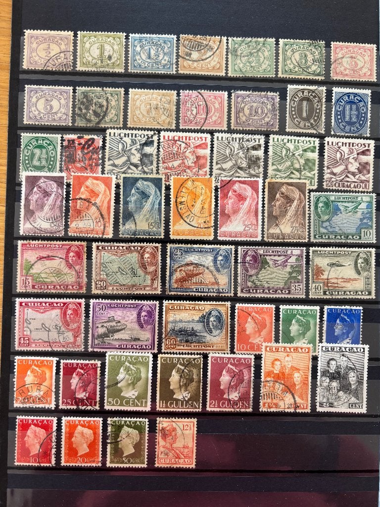 Blad Curaçao, Postzegels en Munten, Postzegels | Volle albums en Verzamelingen, Ophalen of Verzenden, Nederland