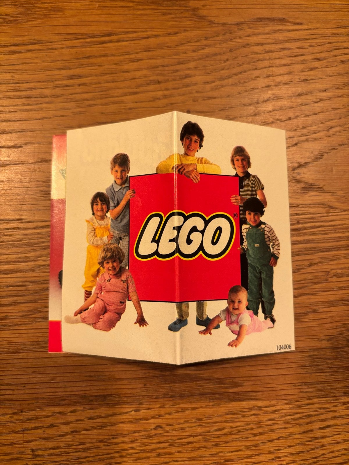 Vintage LEGO Duplo reclamefolder 1980s