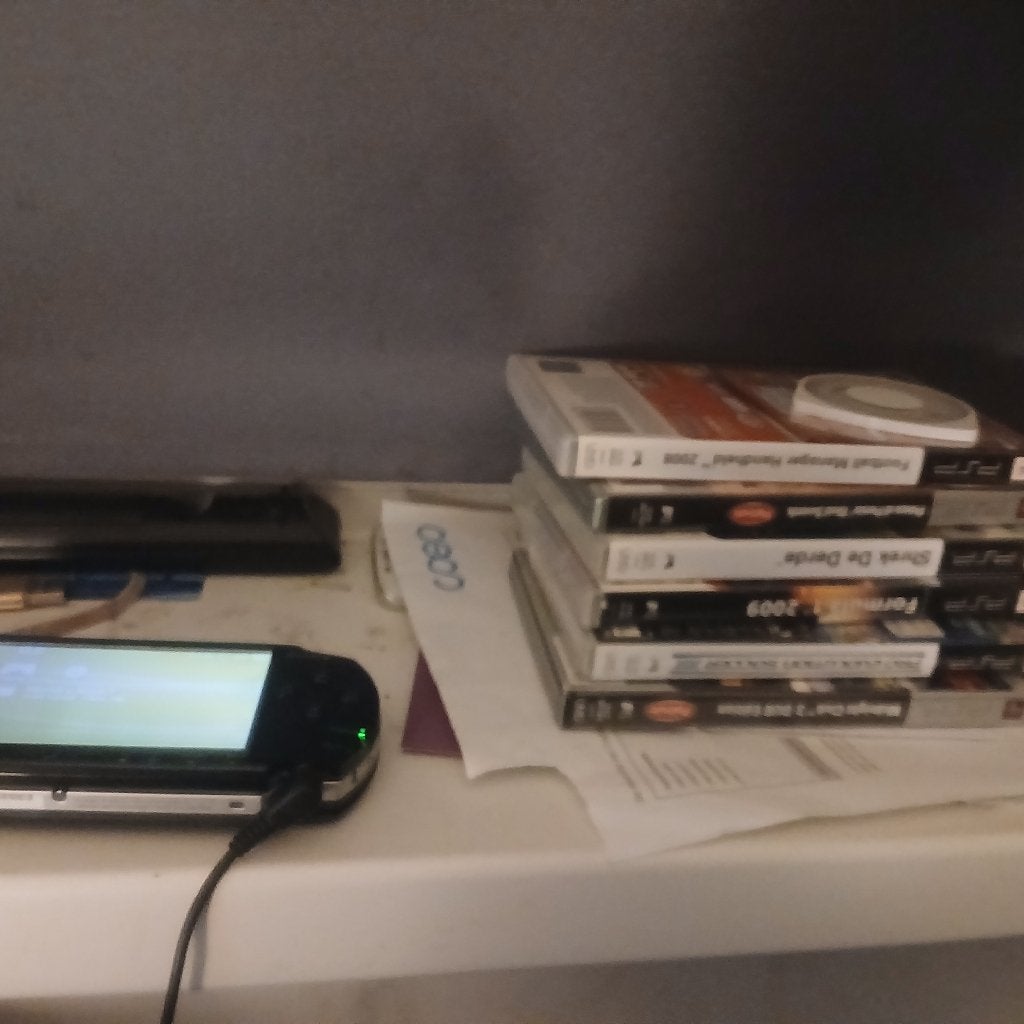 psp 1004, Ophalen, Met games, Zwart, Zo goed als nieuw