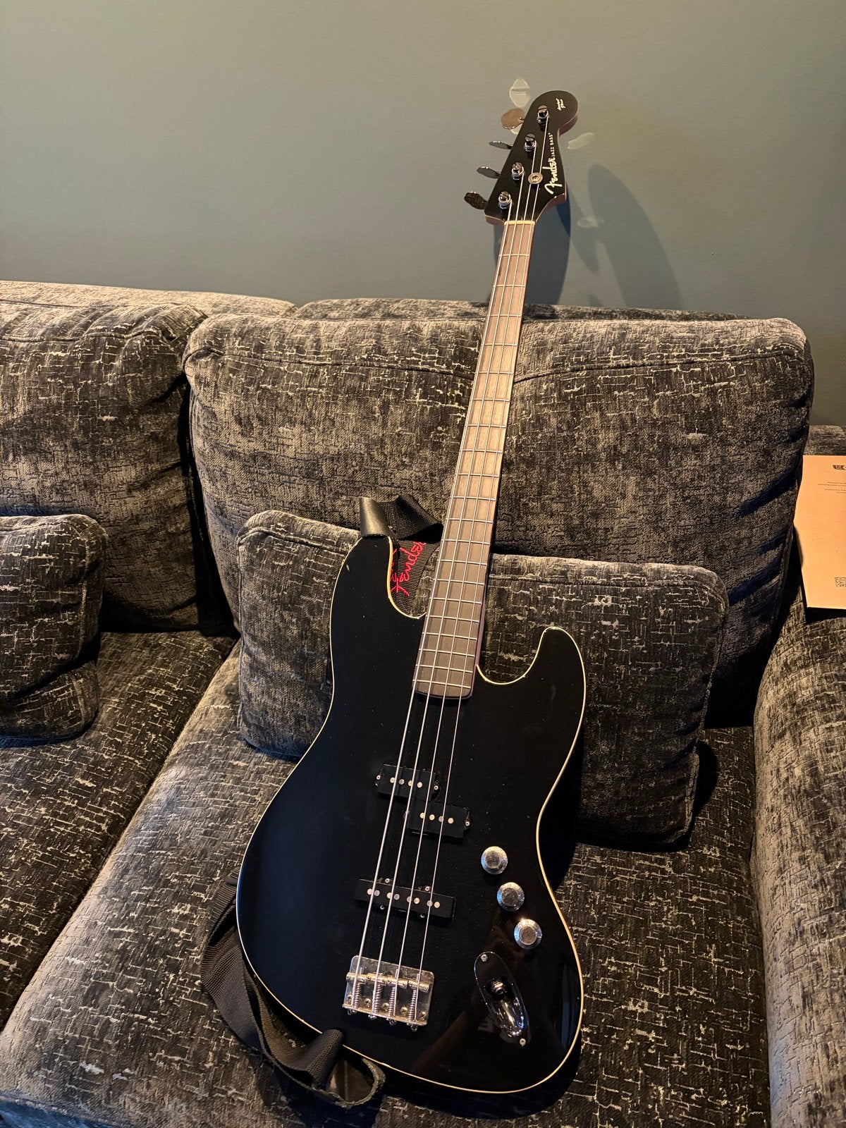 Fender Aerodyne Jazz Bass Japan 2004, Ophalen, Gebruikt, Elektrisch, 6-snarig