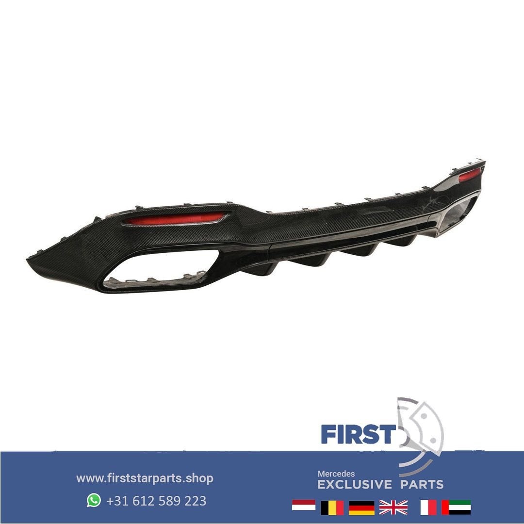 W232 SL CARBON AMG Diffuser ORIGINEEL Mercedes A2328852502 S, Gebruikt, -, Ophalen of Verzenden, -