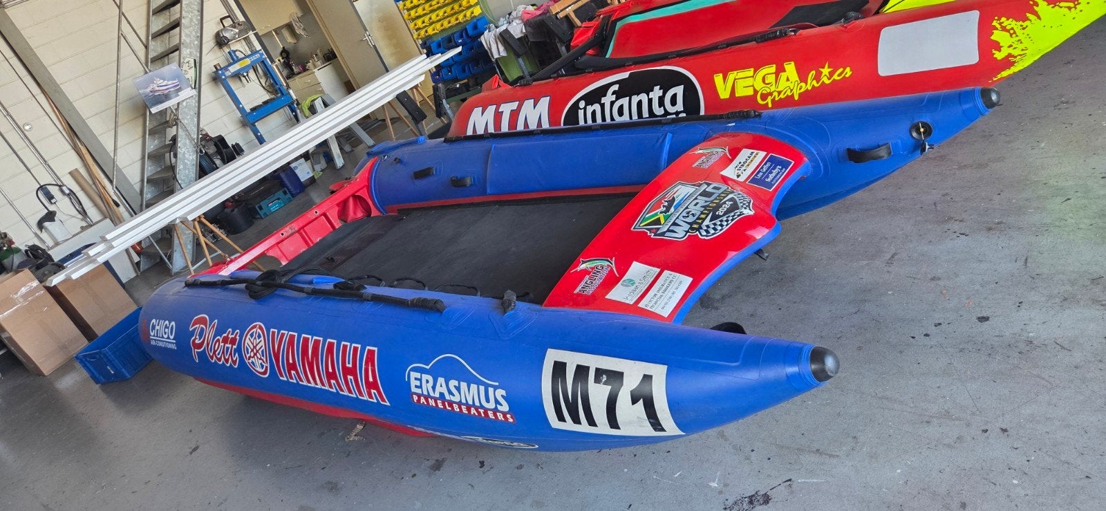 infanta thundercat 2022, Watersport en Boten, Rubberboten, 10 cm, 4 m, PVC, Zo goed als nieuw