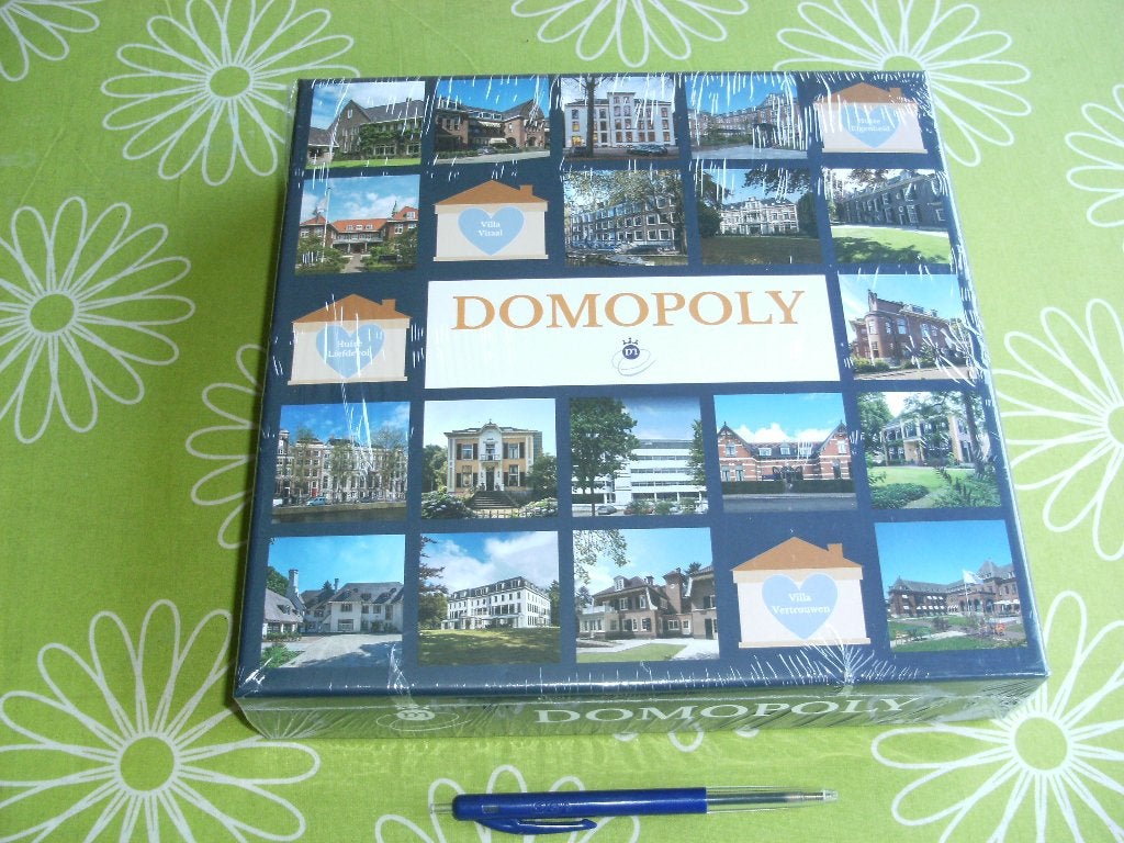Nieuw in seal: Een op Monopoly lijkend spel Domopoly, Een of twee spelers, Ophalen of Verzenden, Nieuw