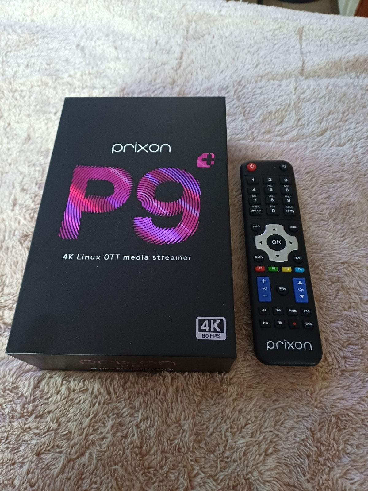 PRIXON P9+ 4K Linux OTT mediastreame, Ophalen, Zo goed als nieuw, HDMI, Zonder harde schijf