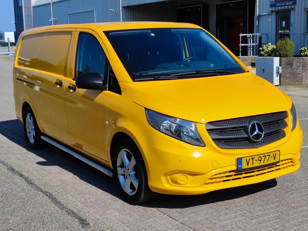 Mercedes-Benz Vito 114 CDI L2 2016 136PK Automaat 7G-Tronic!, Auto's, Automaat, Zwart, 4 cilinders, Bedrijf
