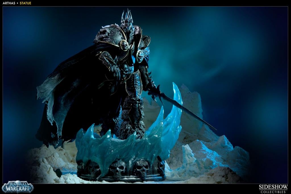 Sideshow Blizzard Arthas The Lich King statue, Verzamelen, Beelden en Beeldjes, Ophalen, Zo goed als nieuw