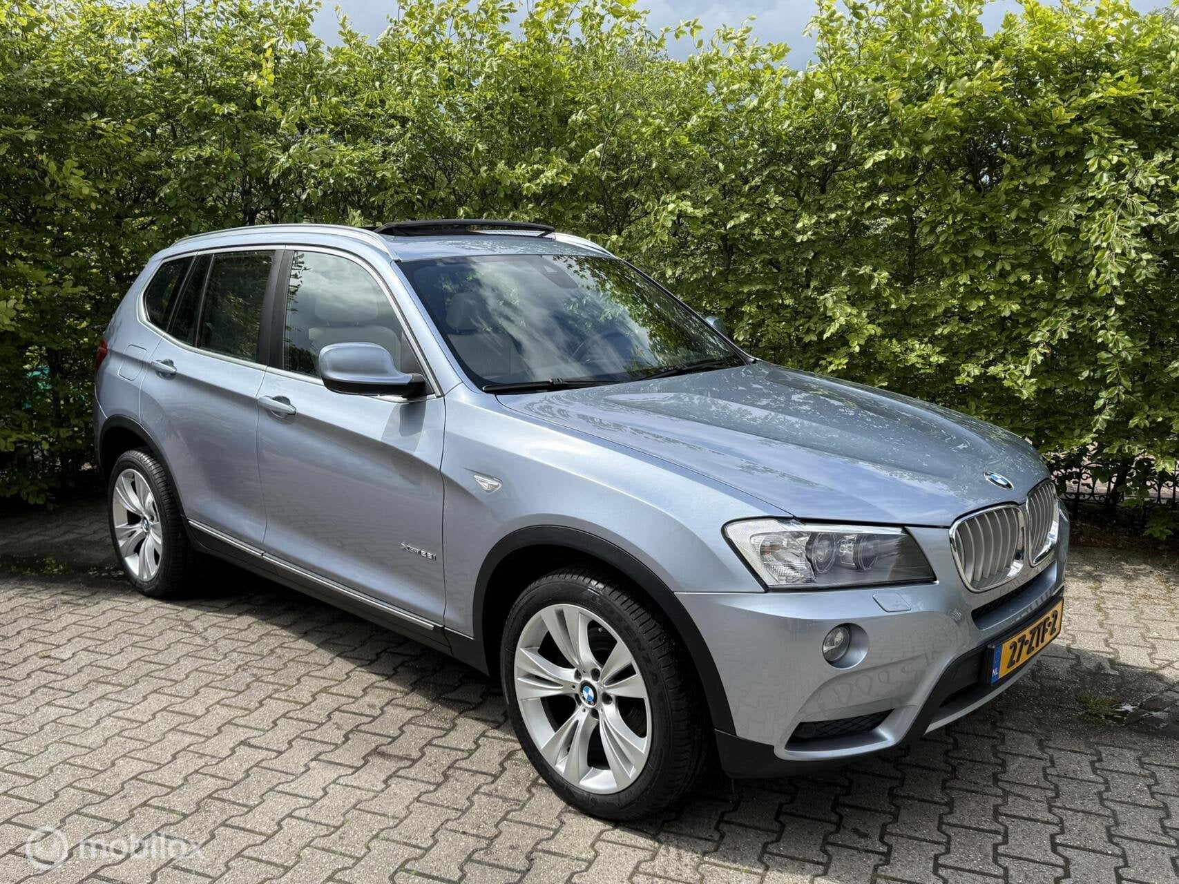 BMW X3 xDrive28i High Executive 245 Pk Orig. Ned. 118000KM D, Euro 5, Gebruikt, Blauw, Bedrijf