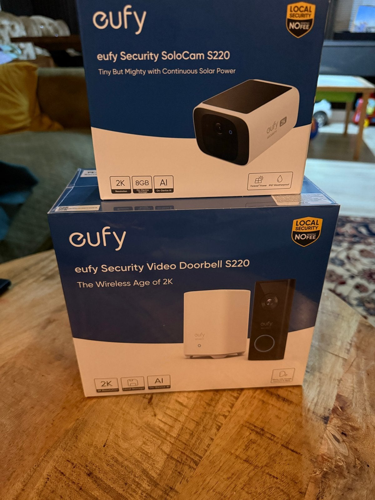 Eufy S220 Video Deurbel + SoloCam S220 + HomeBase 2 Bundel, Ophalen of Verzenden, Nieuw, Buitencamera