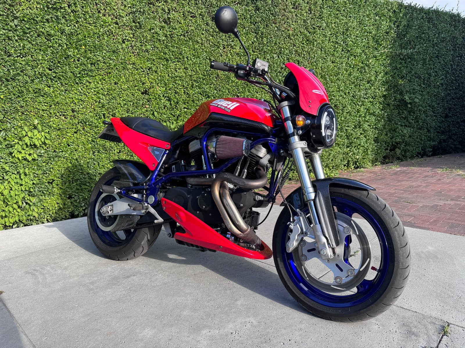 Buell X1 Lightning 1203cc – Nuclear Blue – 29.951 km, 2 cilinders, Particulier, Naked bike