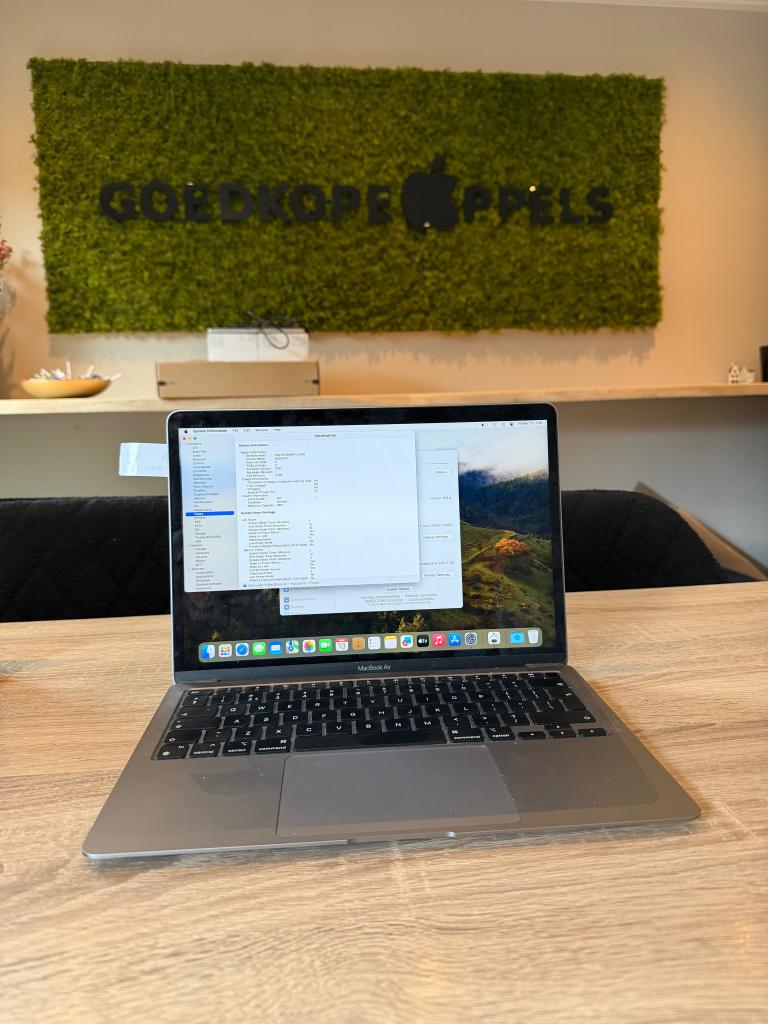 MacBook Air 13 inch m1 8GB 256GB Space Grey, Computers en Software, Apple Macbooks, MacBook Air, 13 inch, Qwerty, Ophalen