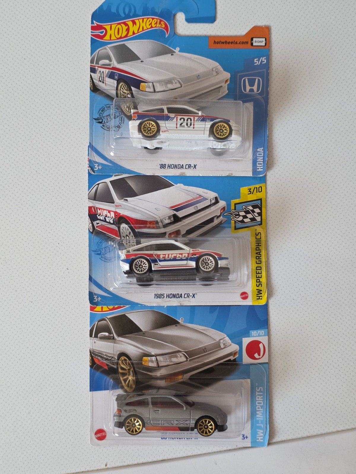 Hot Wheels Honda CR-X Collectie (3 stuks), Ophalen of Verzenden, Nieuw