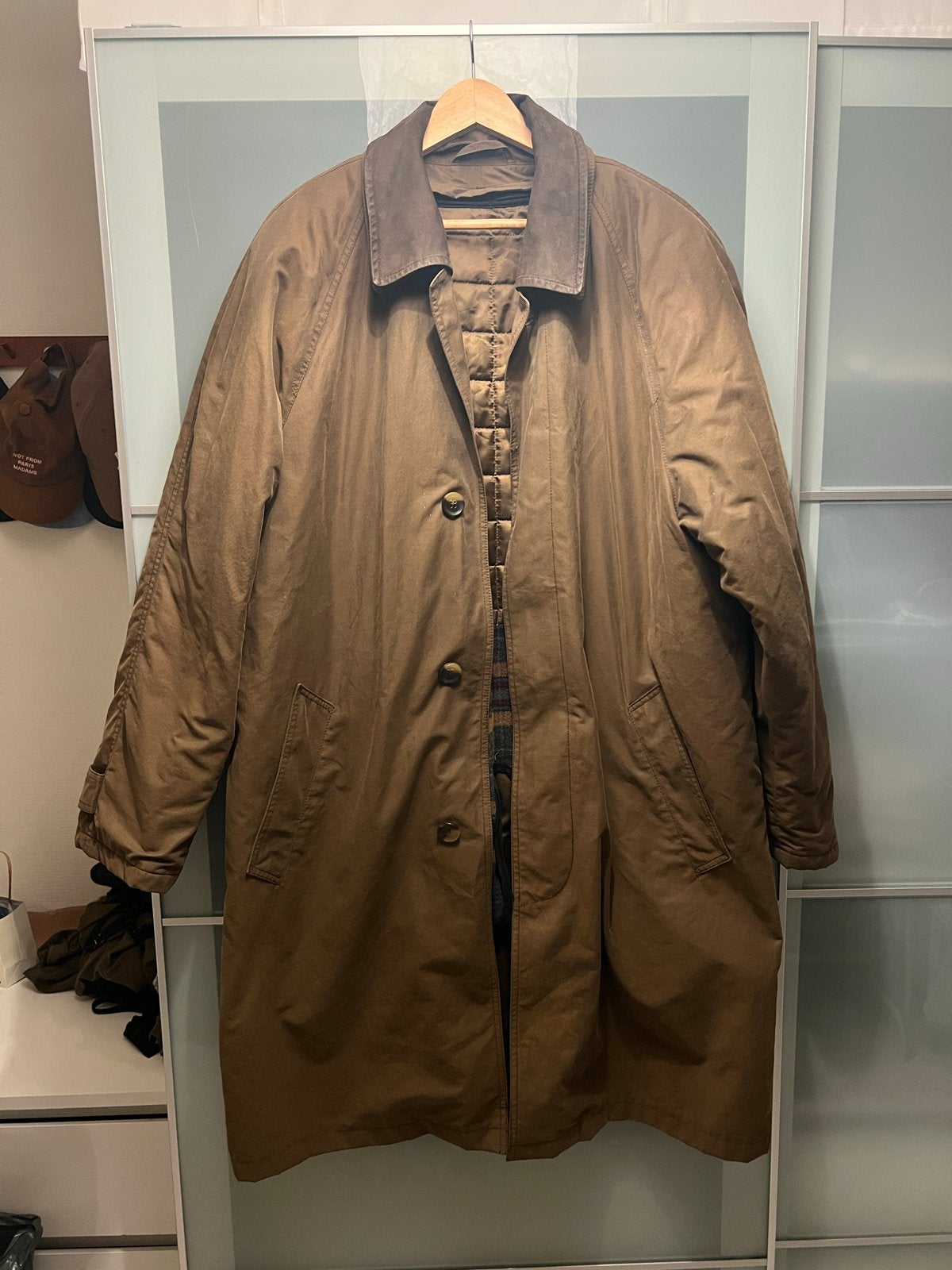 Manderley camel trenchcoat met uitneembare binnenjas, Kleding | Heren, Ophalen of Verzenden, Nieuw, Maat 52/54 (L), Bruin