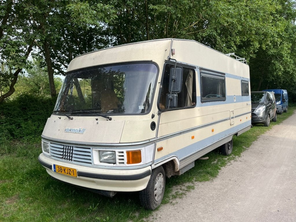 Hymer Mobile Fiat Camper (1984) – Karaktervolle klassieker, Stof, Overige kleuren, Particulier, Geïmporteerd