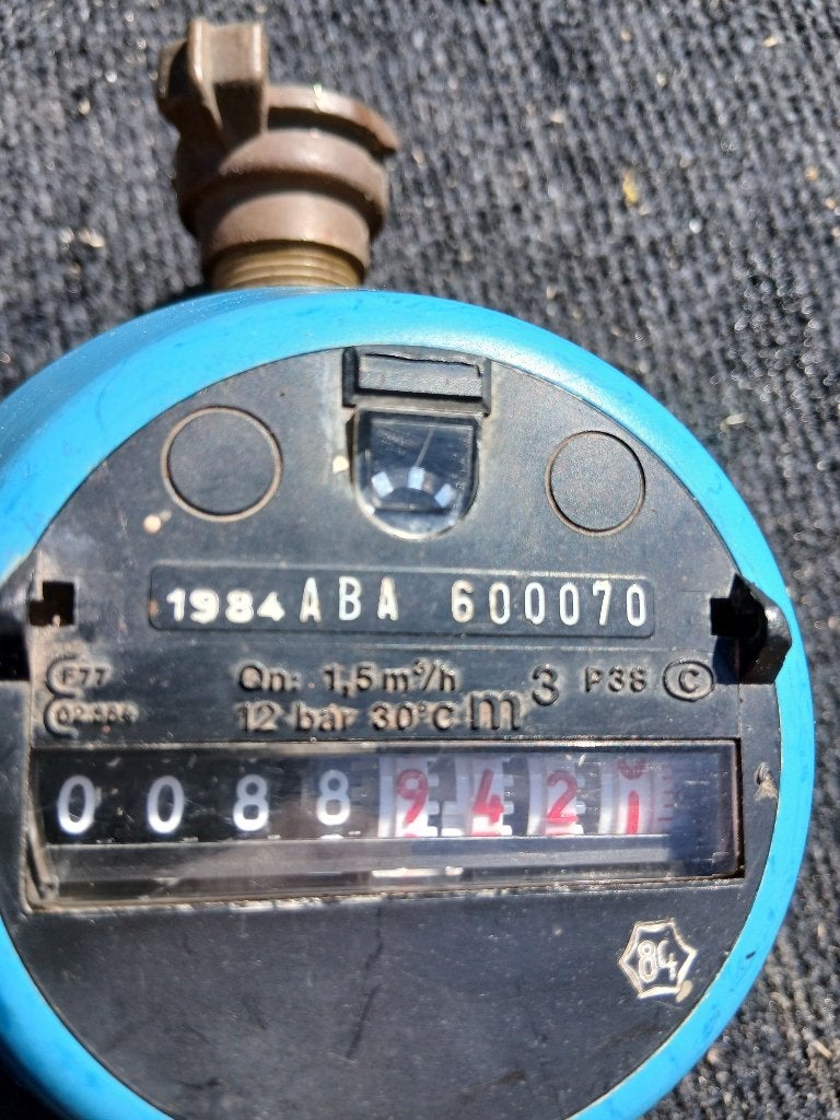 Watermeter, Doe-het-zelf en Verbouw, Ophalen, Gebruikt, Inhoud