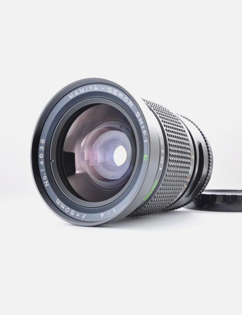Mamiya Sekor C Shift 50mm Lens voor 645 Systeem, Ophalen of Verzenden, Gebruikt, Overige typen