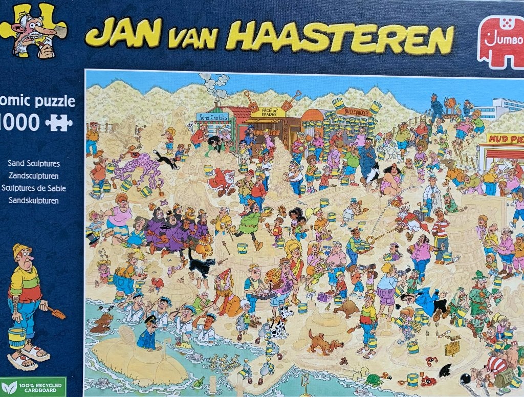 Jan van Haasteren Puzzels - 1000 stukjes, Ophalen, 500 t/m 1500 stukjes, Gebruikt, Legpuzzel