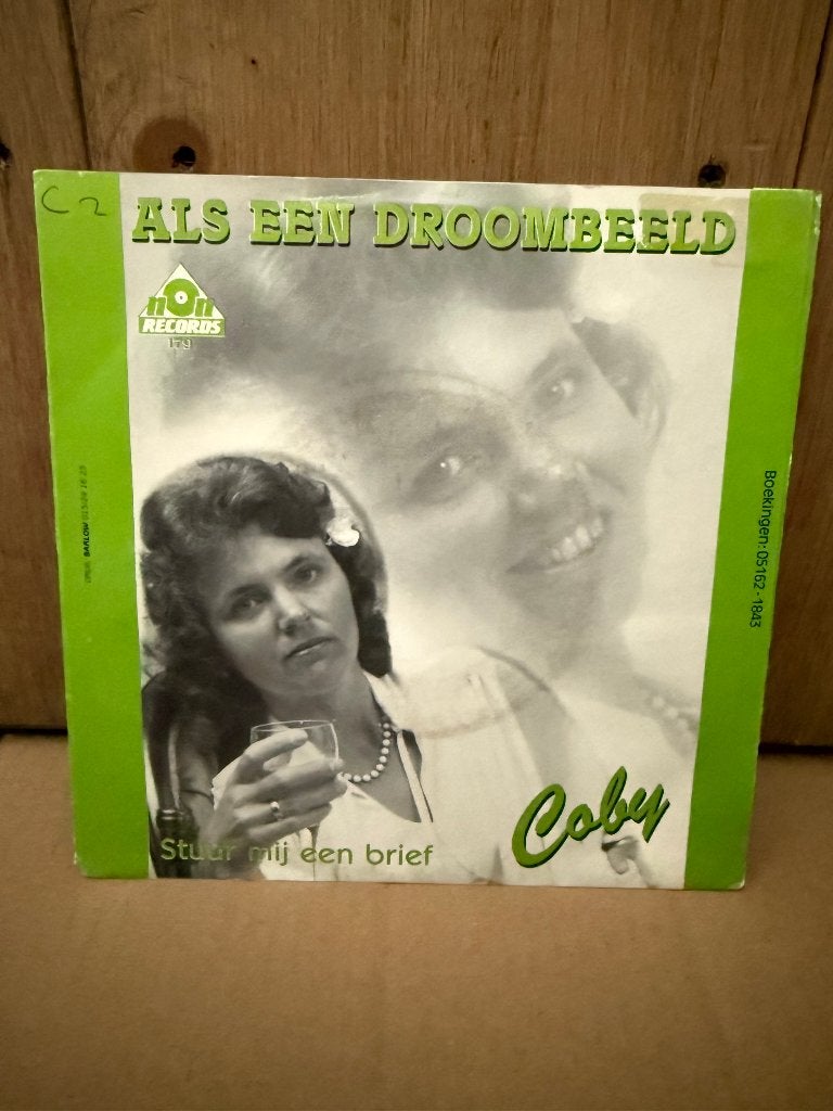 Coby - Als een droombeeld -  Piraten topper - Non records, Gebruikt, Overige formaten, Levenslied of Smartlap, Fotohoes