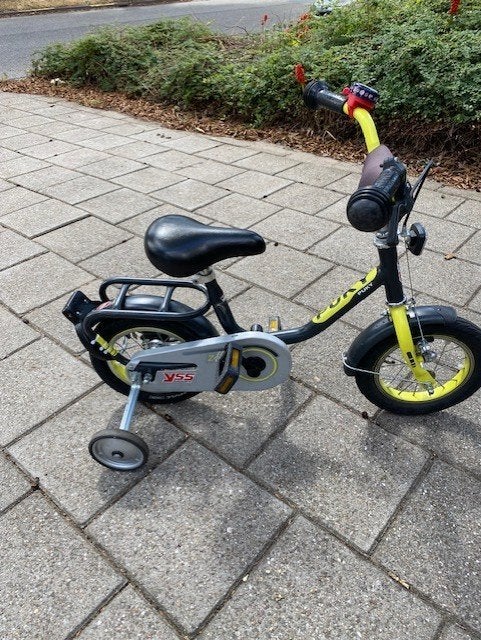 Puky kinderfiets, Ophalen, Terugtraprem, Zijwieltjes, Gebruikt
