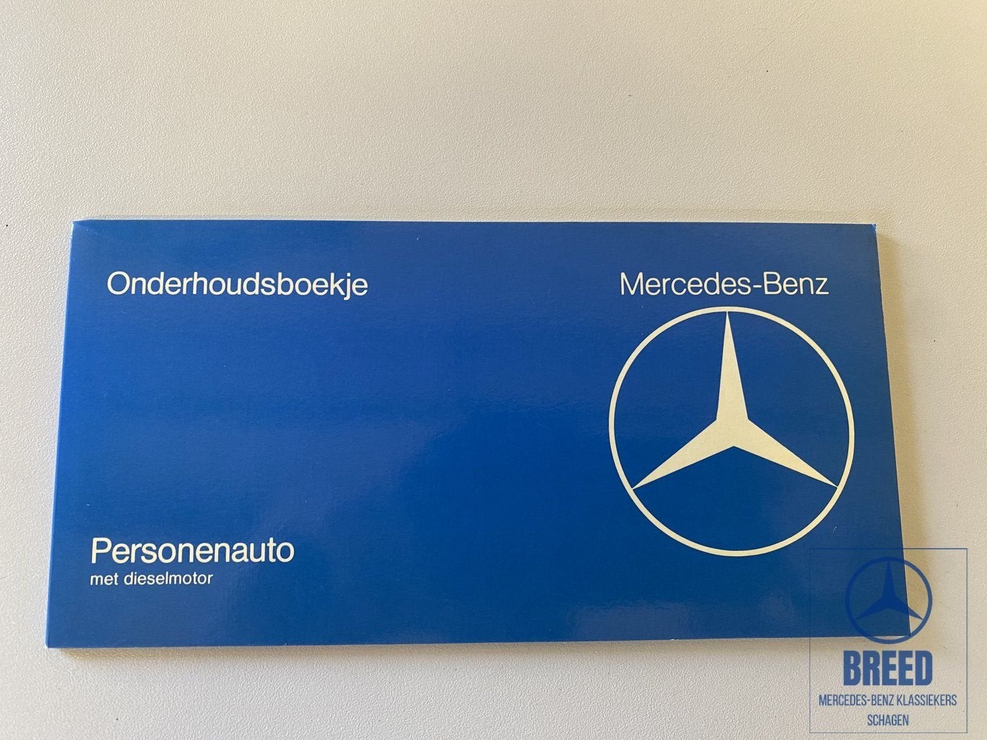 NOS onderhoudsboekje Nederlands Mercedes-Benz W123 diesel, Ophalen of Verzenden