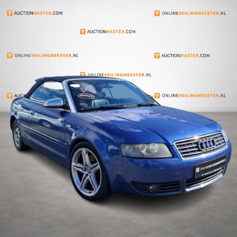 Personenauto Audi, A4 Cabriolet, 3.0 V6, BLAUW, 2003, Auto's, Automaat, Overige carrosserieën, Bedrijf, Nieuw