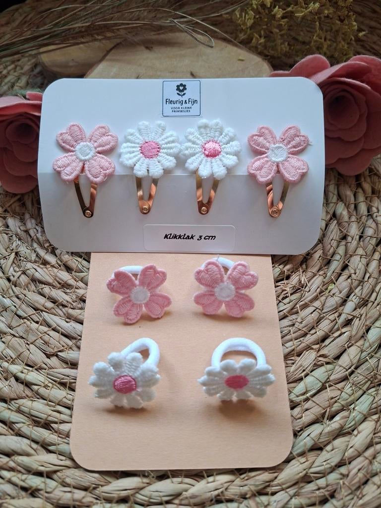 Leuk set klikklak 3 cm met elastiekjes, Ophalen of Verzenden, Nieuw, Overige kleuren, Overige typen