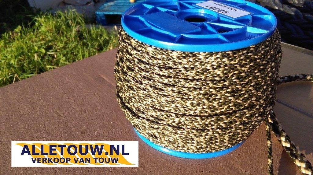 Camouflage touw gevlochten koord, Info@alletouw.nl, Nieuw, Ophalen of Verzenden, Trekwei 13