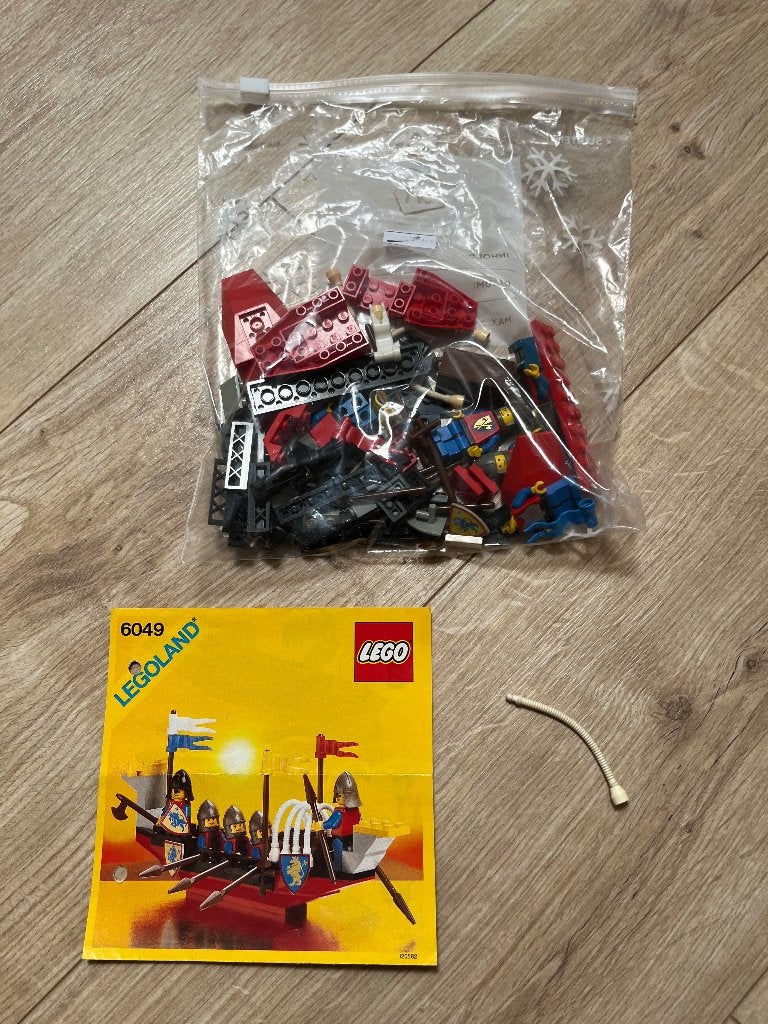 LEGO Vintage Castle 6049 Viking Voyager - met handleiding, Gebruikt, Lego, Ophalen of Verzenden, Castle