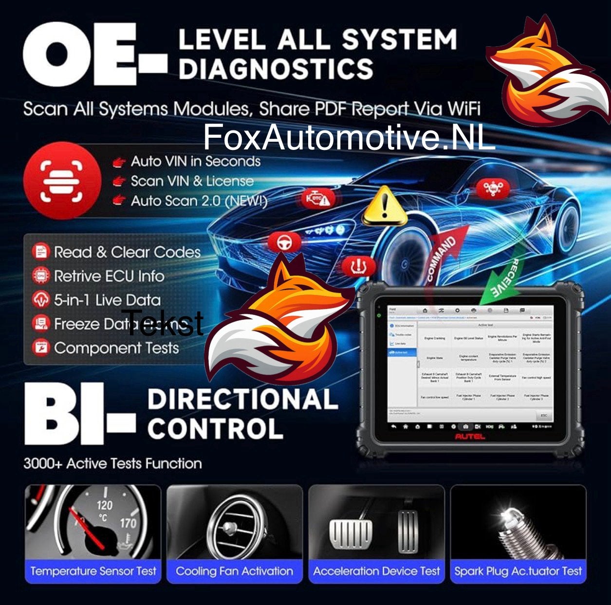 Autel MaxiSys Ultra & Ultra EV nieuw, Ophalen of Verzenden