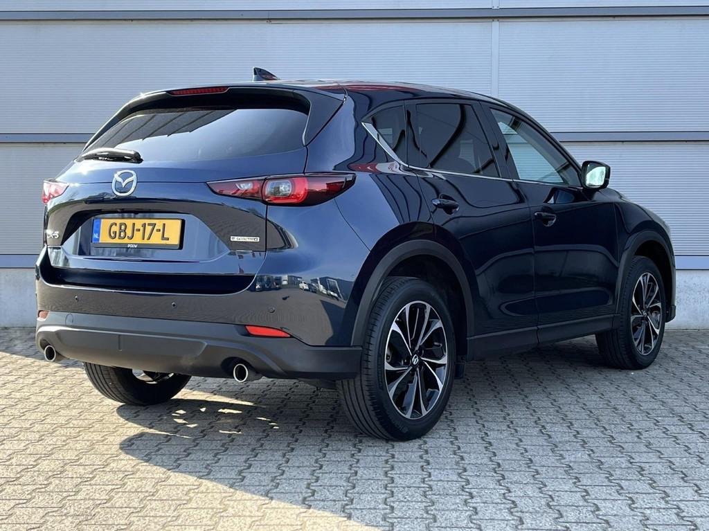 Mazda CX-5 2.0 e-SkyActiv-G M Hybrid 165pk Homura | Trekhaak, Auto's, Mazda, Gebruikt, Euro 6, 4 cilinders, Blauw