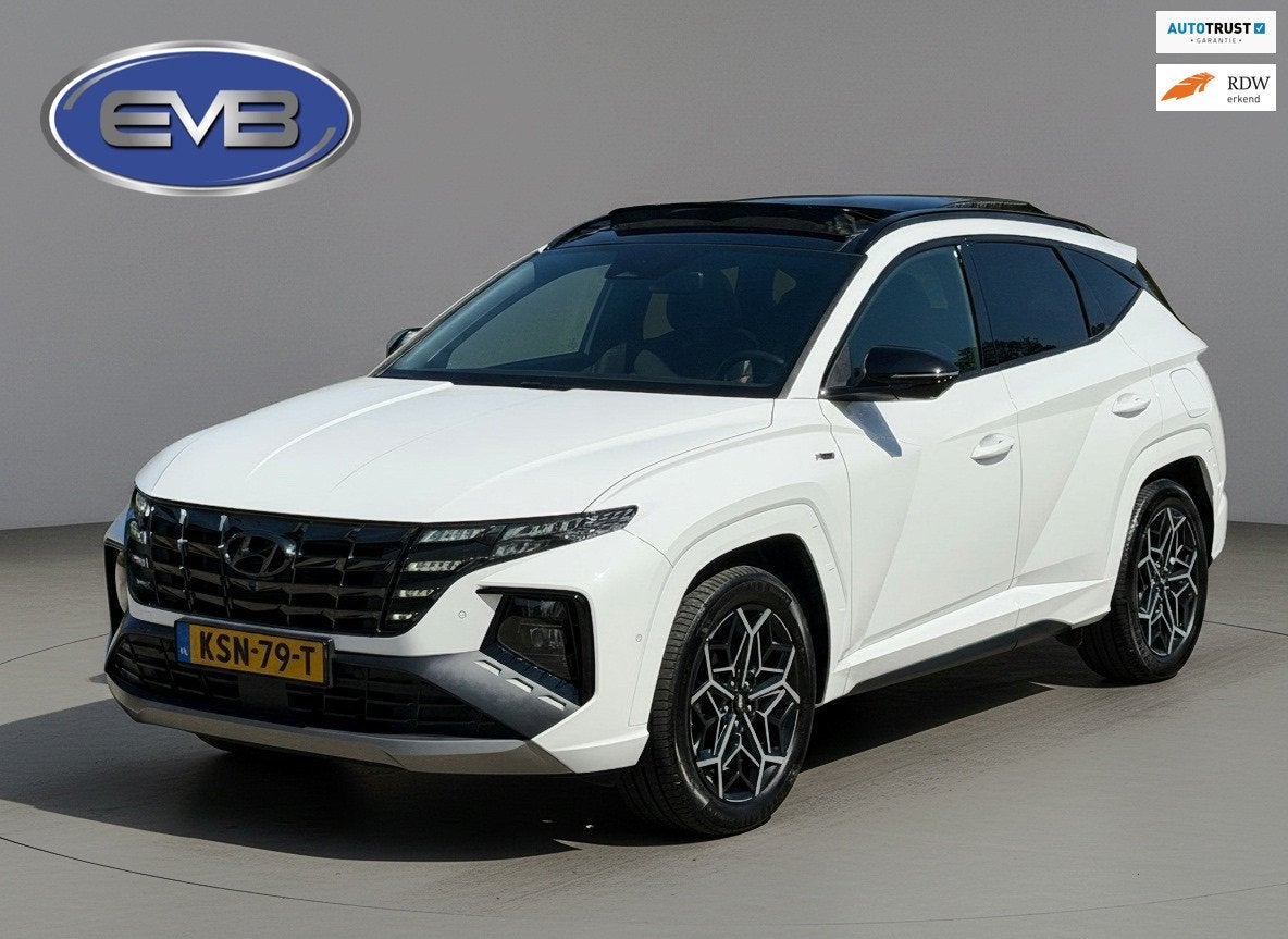 Hyundai Tucson 1.6 T-GDI PHEV N Line Sky 4WD, panoramadak, 3, Auto's, Automaat, Gebruikt, Euro 6, 4 cilinders