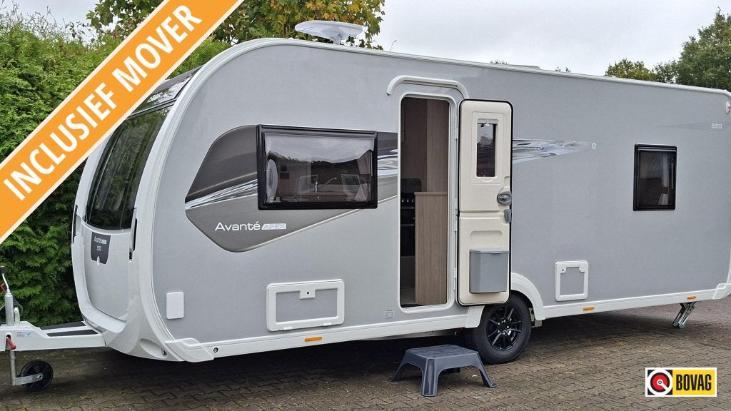 Elddis Avante 550 2026 . incl. Apex pakket., Caravans en Kamperen, Caravans, Standaardzit, Elddis, Bedrijf, Schokbreker