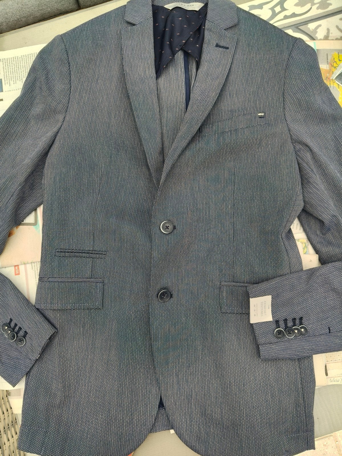 Zara man blazer / jasje nieuw maat 48  / M, Nieuw, Zara Man, Verzenden, Maat 48/50 (M)